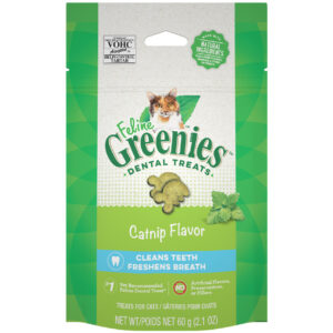 Greenies Feline Dental Catnip Flavor Cat Treats