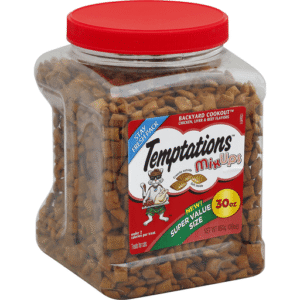 Temptations Mix Ups Backyard with Chicken,Liver and Beef Flavor Cookout Crunchy Cat Treats