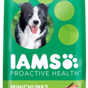 Iams Proactive Health Minichunks with Real Chicken & Whole Grains Dry Dog Food, 3.3-lb bag